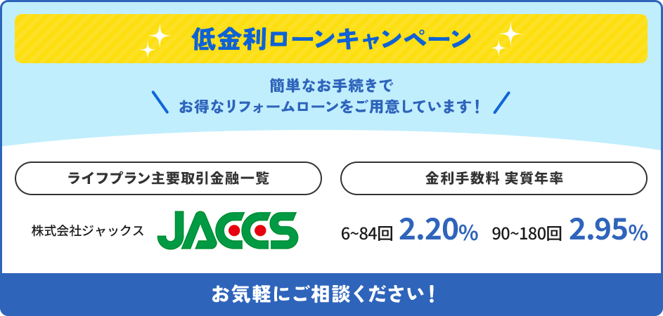 低金利ローンキャンペーン