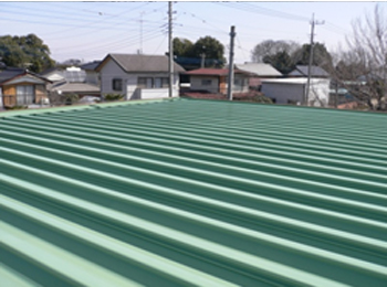 群馬板倉　屋根塗装完了