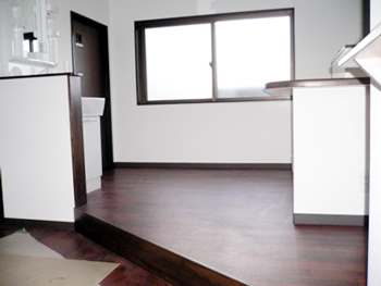 栃木小山　店舗から居住スペースへ施工後