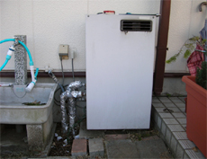 栃木小山　給湯器施工前