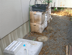 栃木小山 オール電化でエコキュート土台
