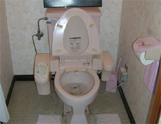 栃木小山　オール電化トイレ施工前