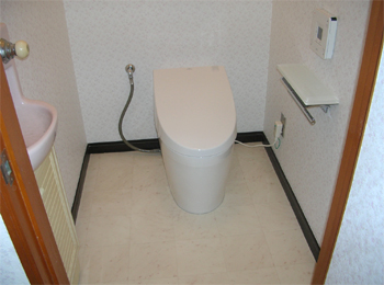 栃木小山　オール電化トイレ完成