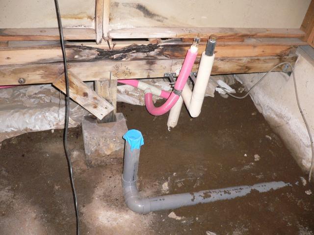 栃木小山　浴室バリアフリー施工中