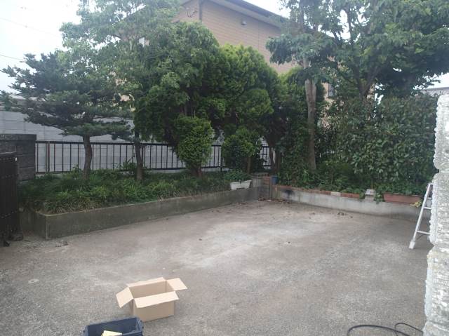 カーポート解体完了 大平町
