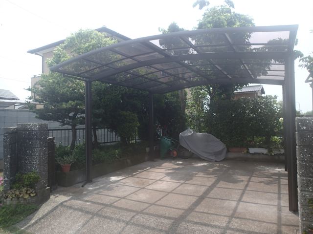 大平町 カーポート 完成後