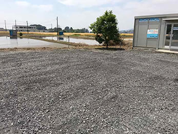 栃木市 I様邸 庭砂利敷き込み施工事例