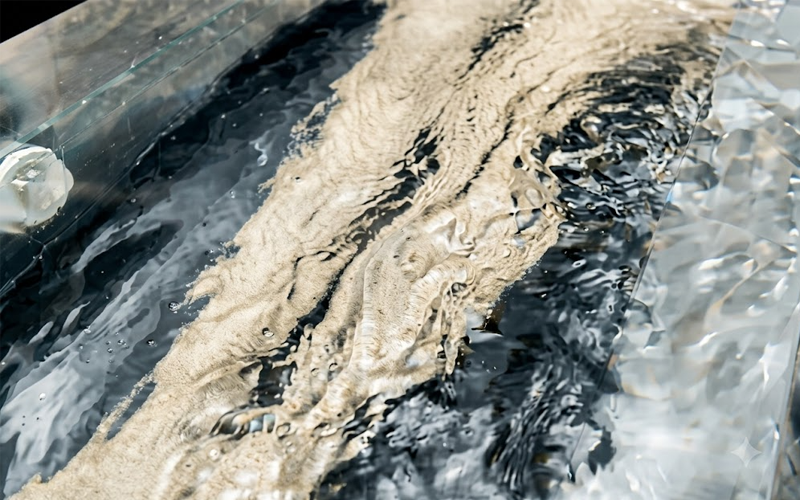 水流によるリラクゼーションでくつろぎ空間を