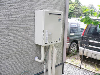佐野市　Ｋ様邸　ガス給湯器リフォーム施工事例