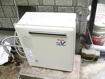佐野市　Ｎ様邸　ガス給湯器リフォーム施工事例
