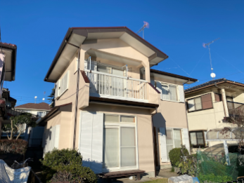 小山市　N様邸　屋根外壁塗装リフォーム（スレート屋根塗装）施工事例