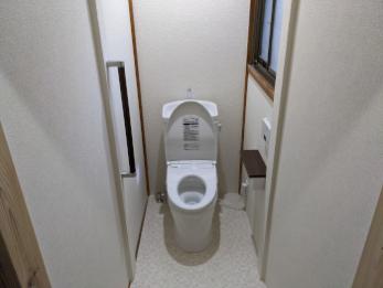 小山市　K様邸　トイレ・脱衣室改修工事（広いトイレ化計画）施工事例