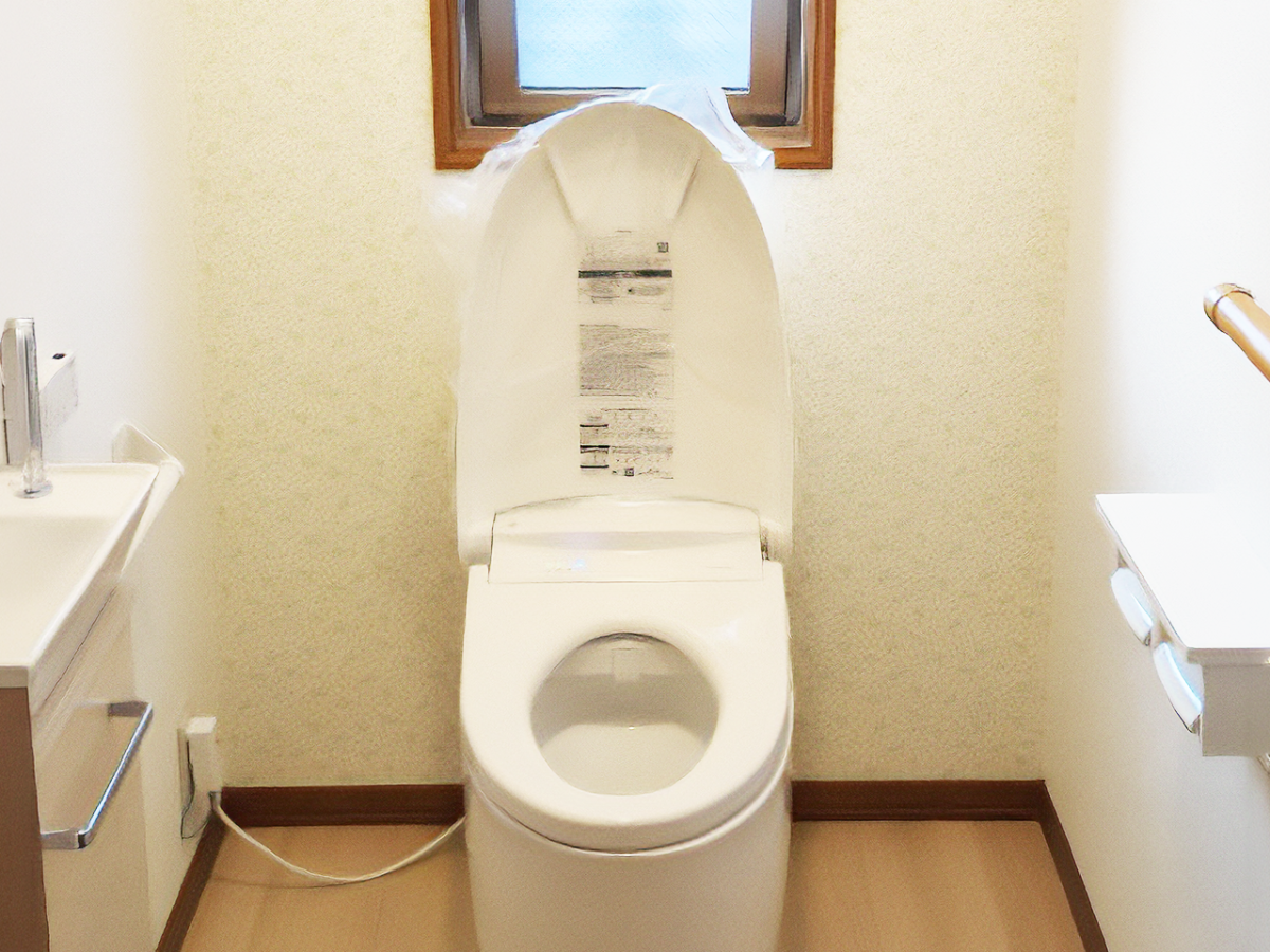 【小山市】古いトイレを清潔感のある空間へ1日でトイレリフォーム