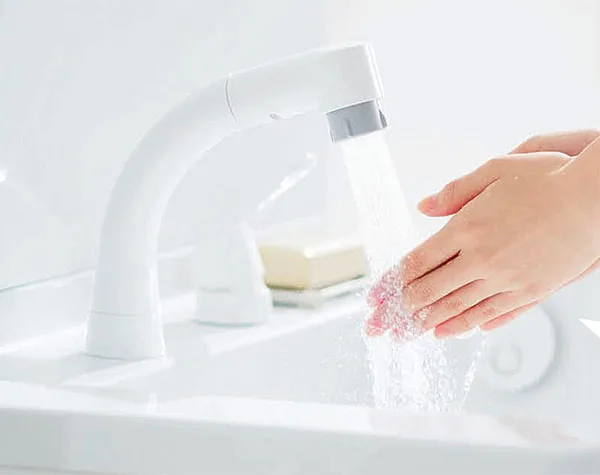 お湯のムダ使いを防ぐエコシングル水栓